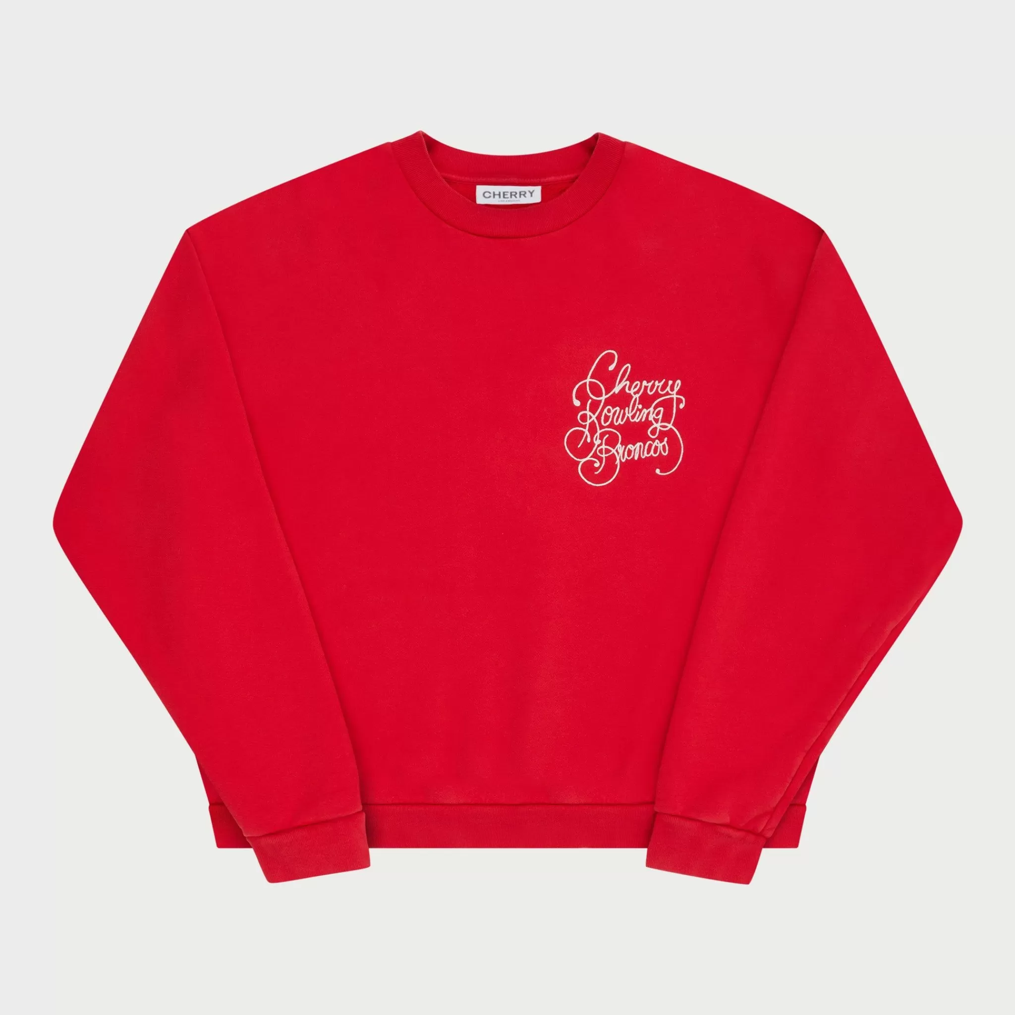 Cherry Bowling Broncos Crewneck (Cardinal)* Sweat-Shirts