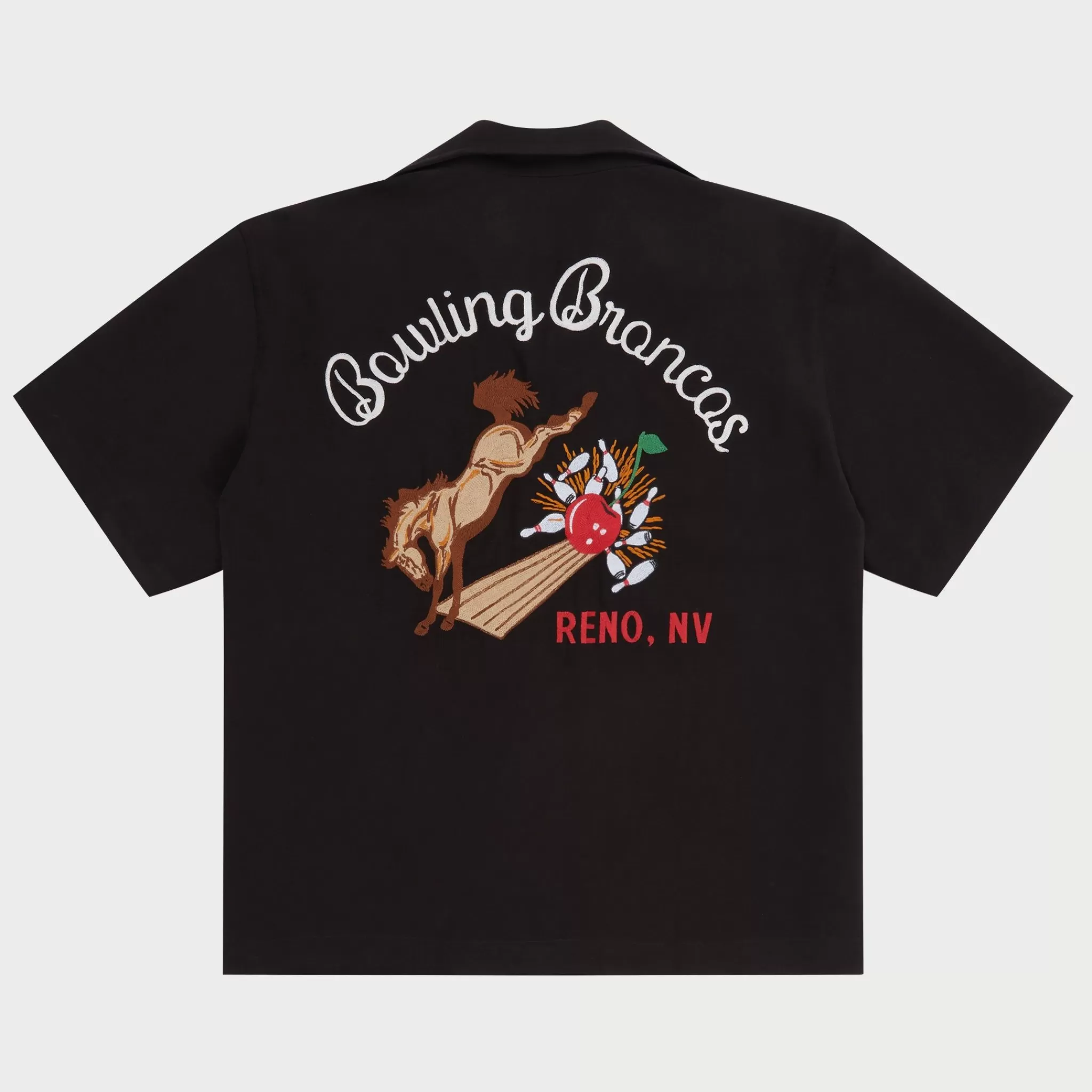 Cherry Chemise De Bowling Des Broncos De Bowling (Noir)* Chemise