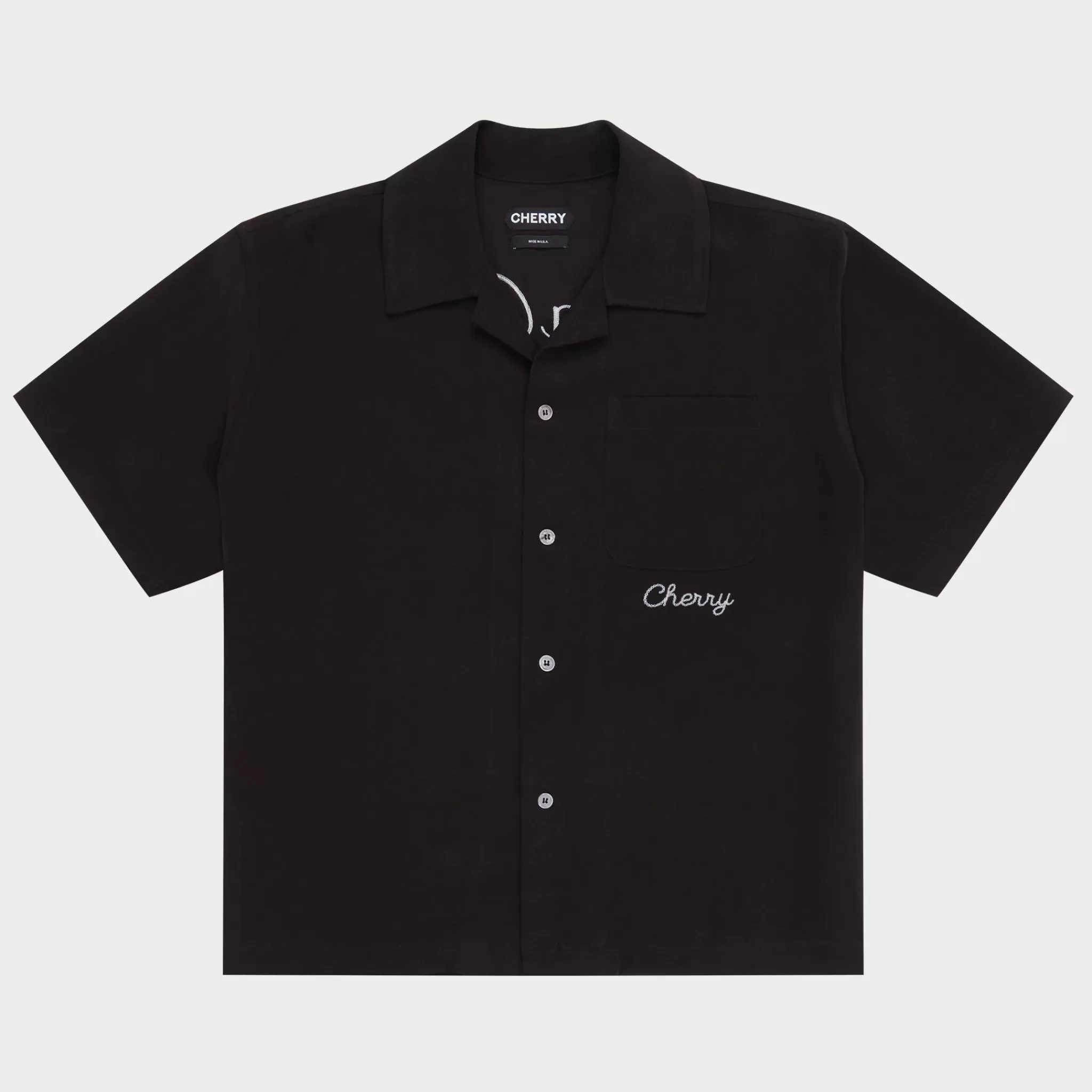 Cherry Chemise De Bowling Des Broncos De Bowling (Noir)* Chemise