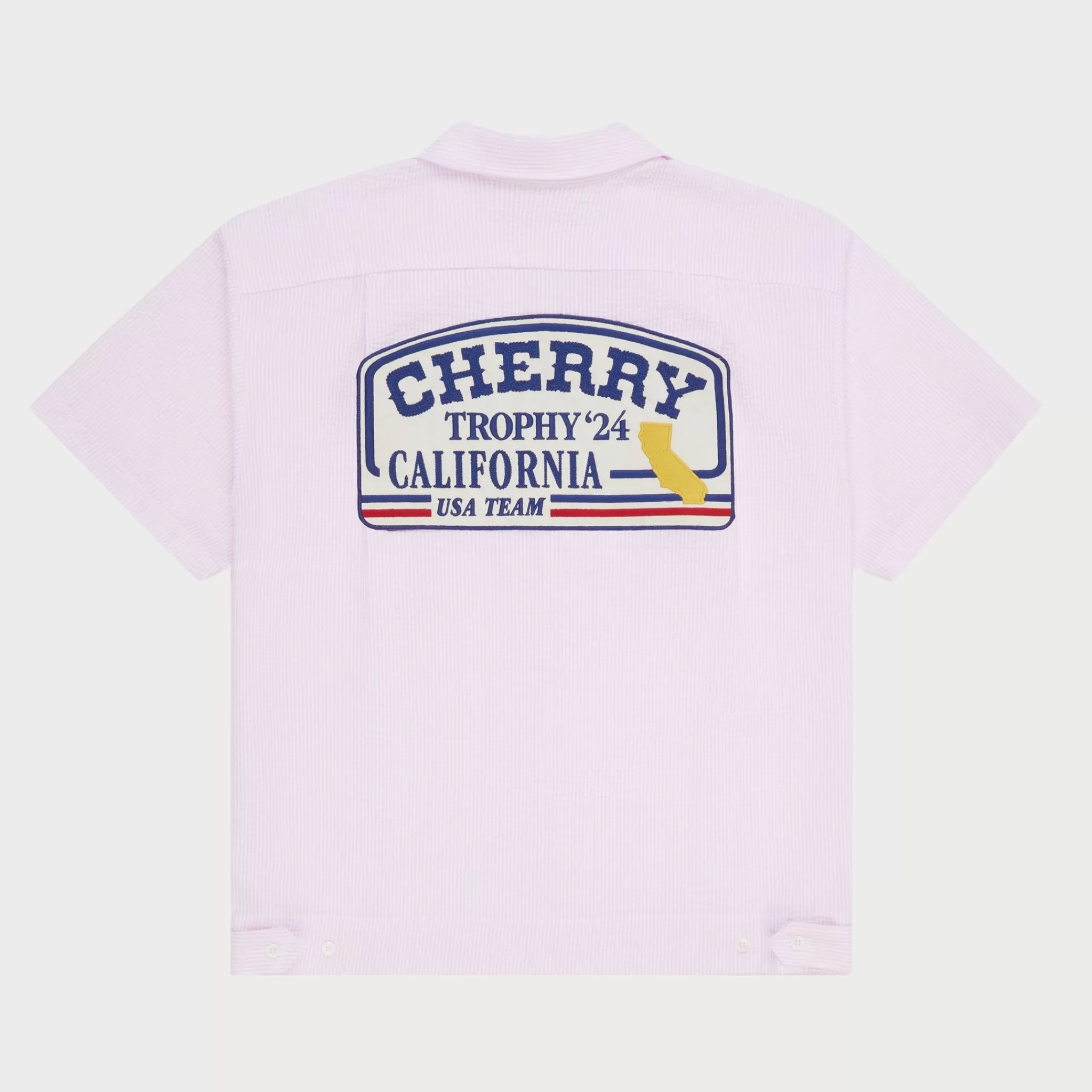 Cherry Chemise De Mecanicien Trophee Seersucker (Rose)* Chemise