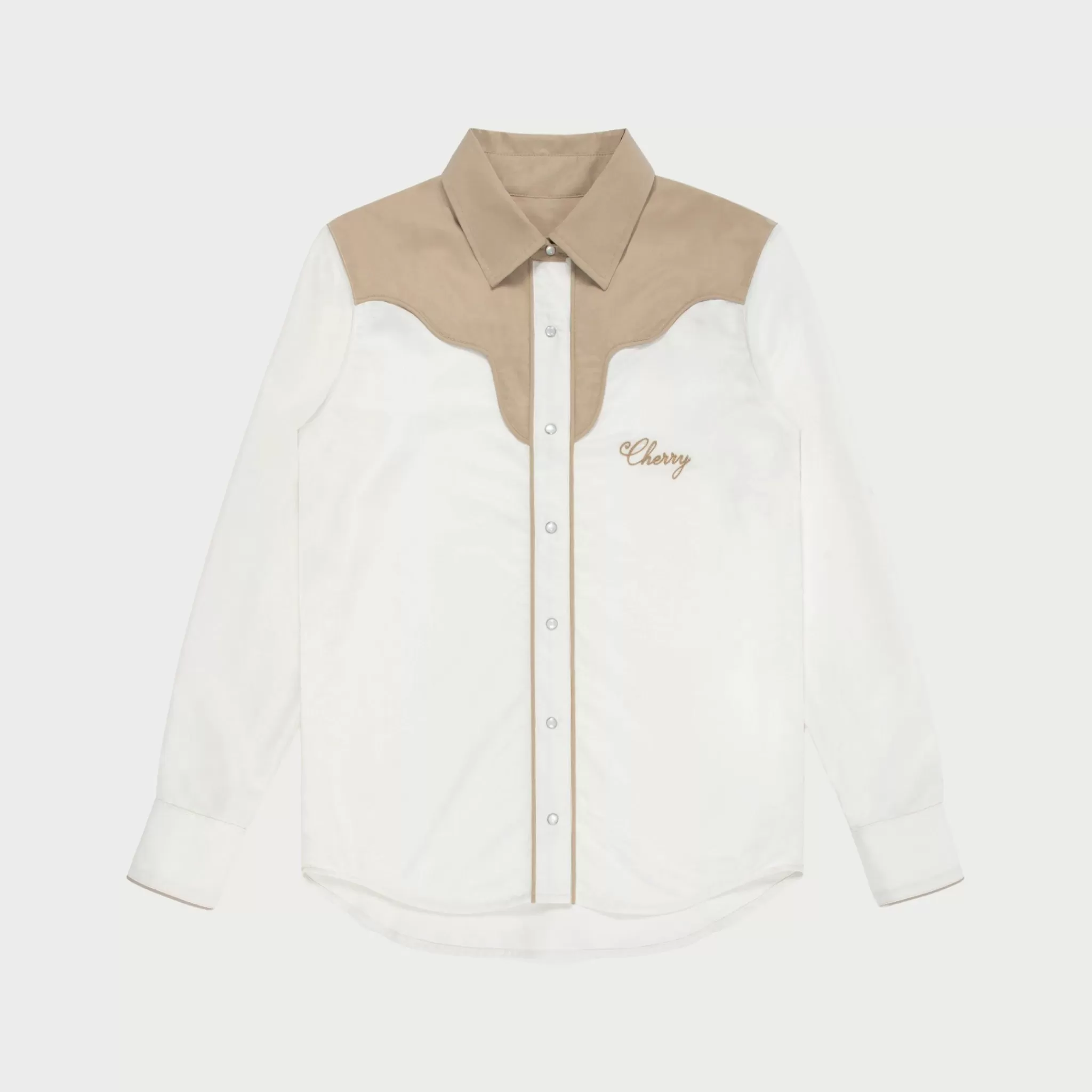 Cherry Chemise Western Rodeo Pour Femme (Blanc)* Chemise