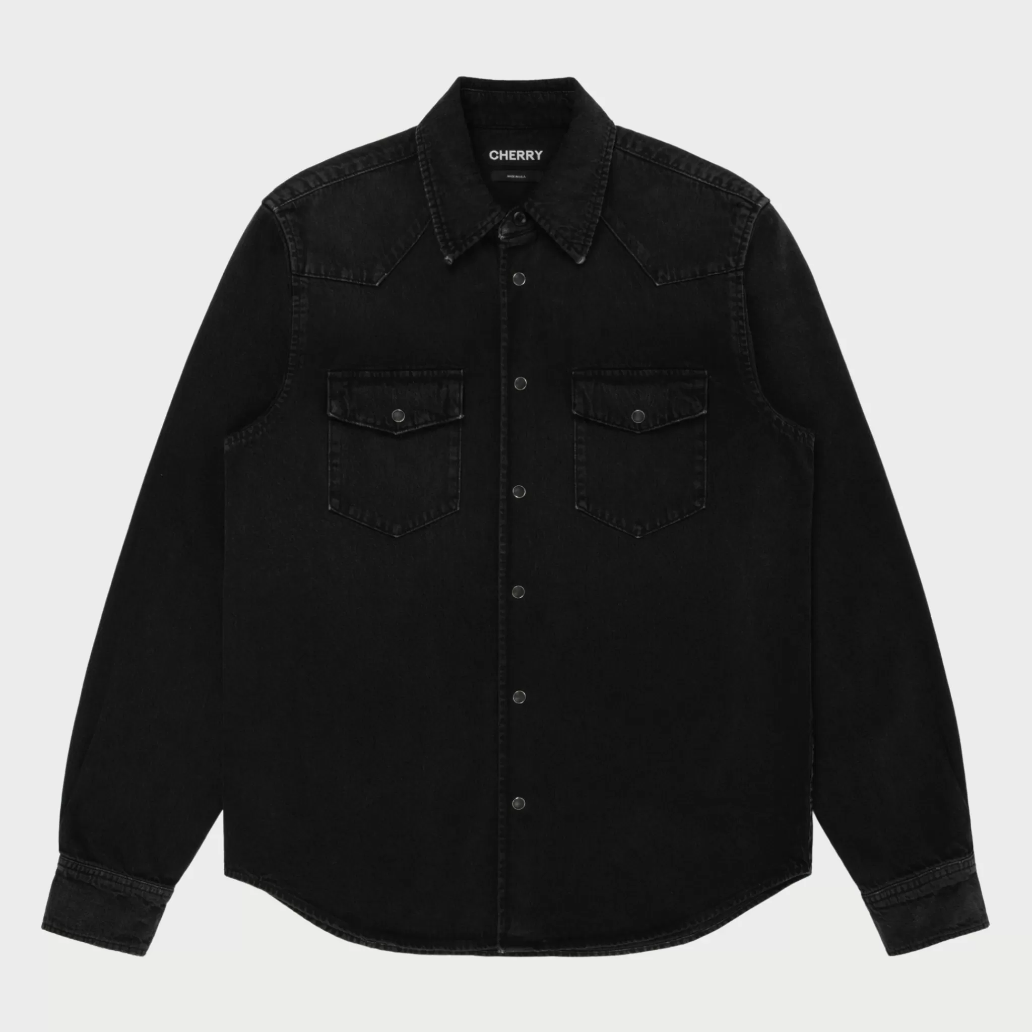 Cherry Chemise Western Snap (Noir)* Chemise