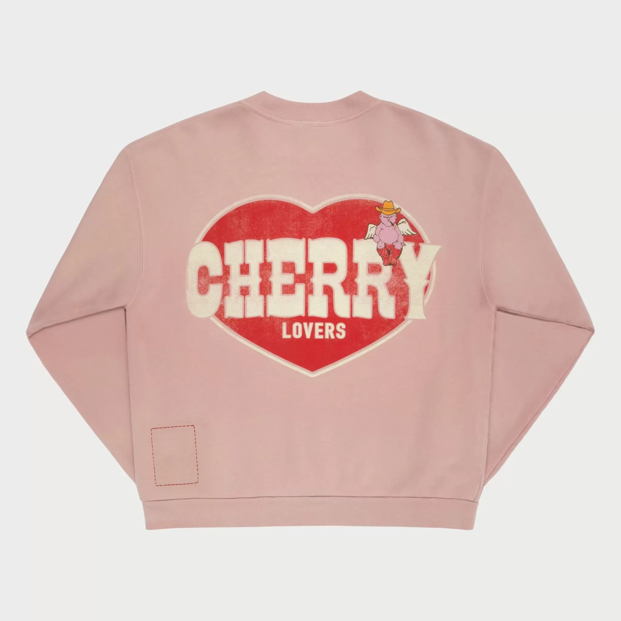Cherry Col Rond Amoureux (Rose)* Sweat-Shirts