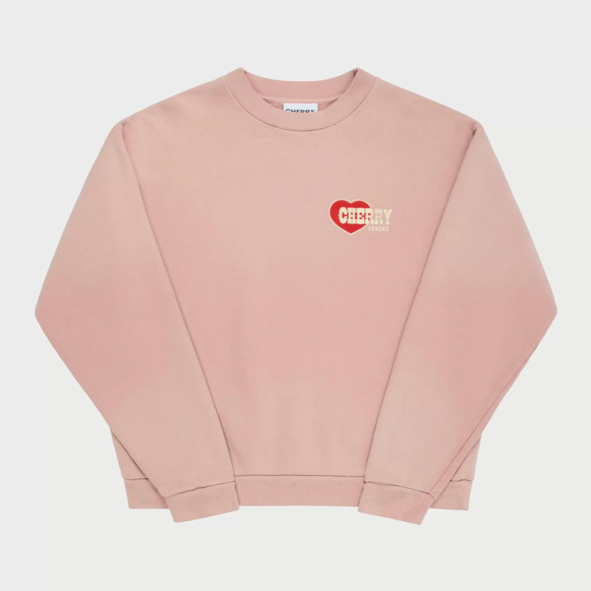 Cherry Col Rond Amoureux (Rose)* Sweat-Shirts