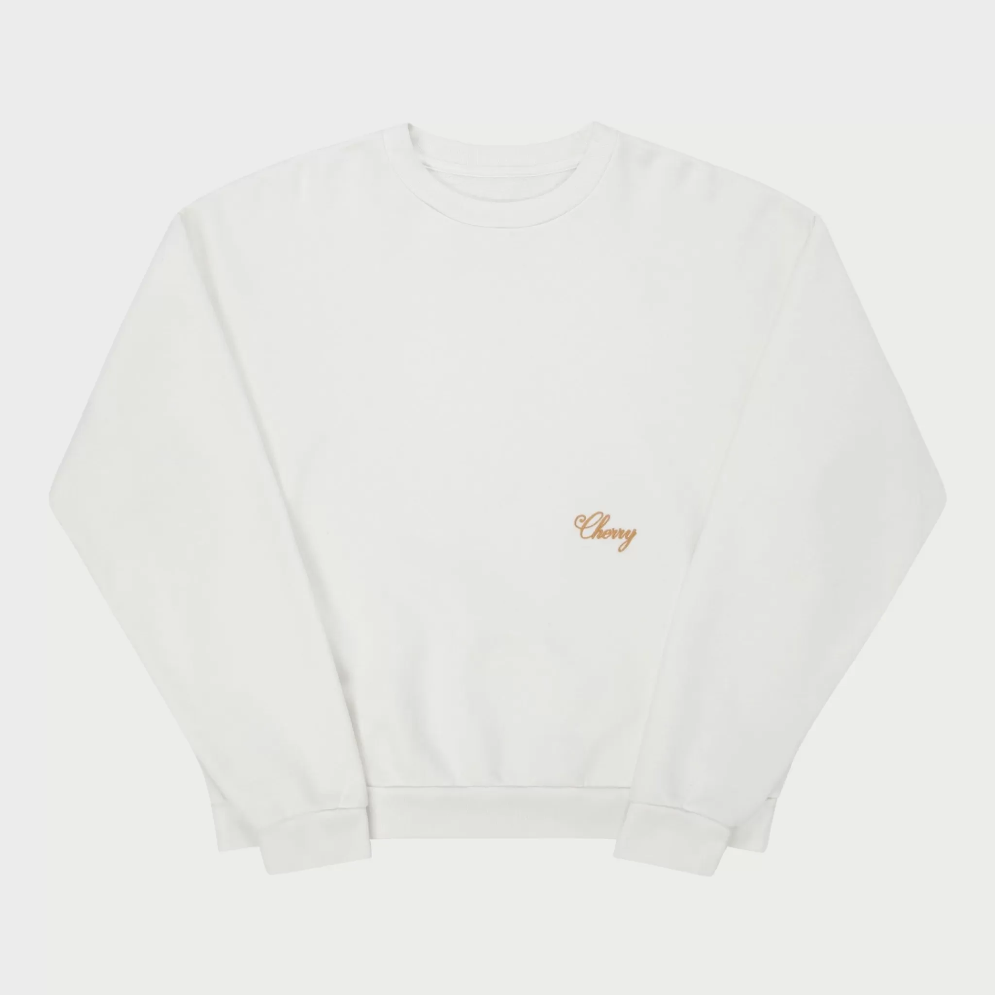 Cherry Col Rond Classique Americain (Blanc)* Sweat-Shirts