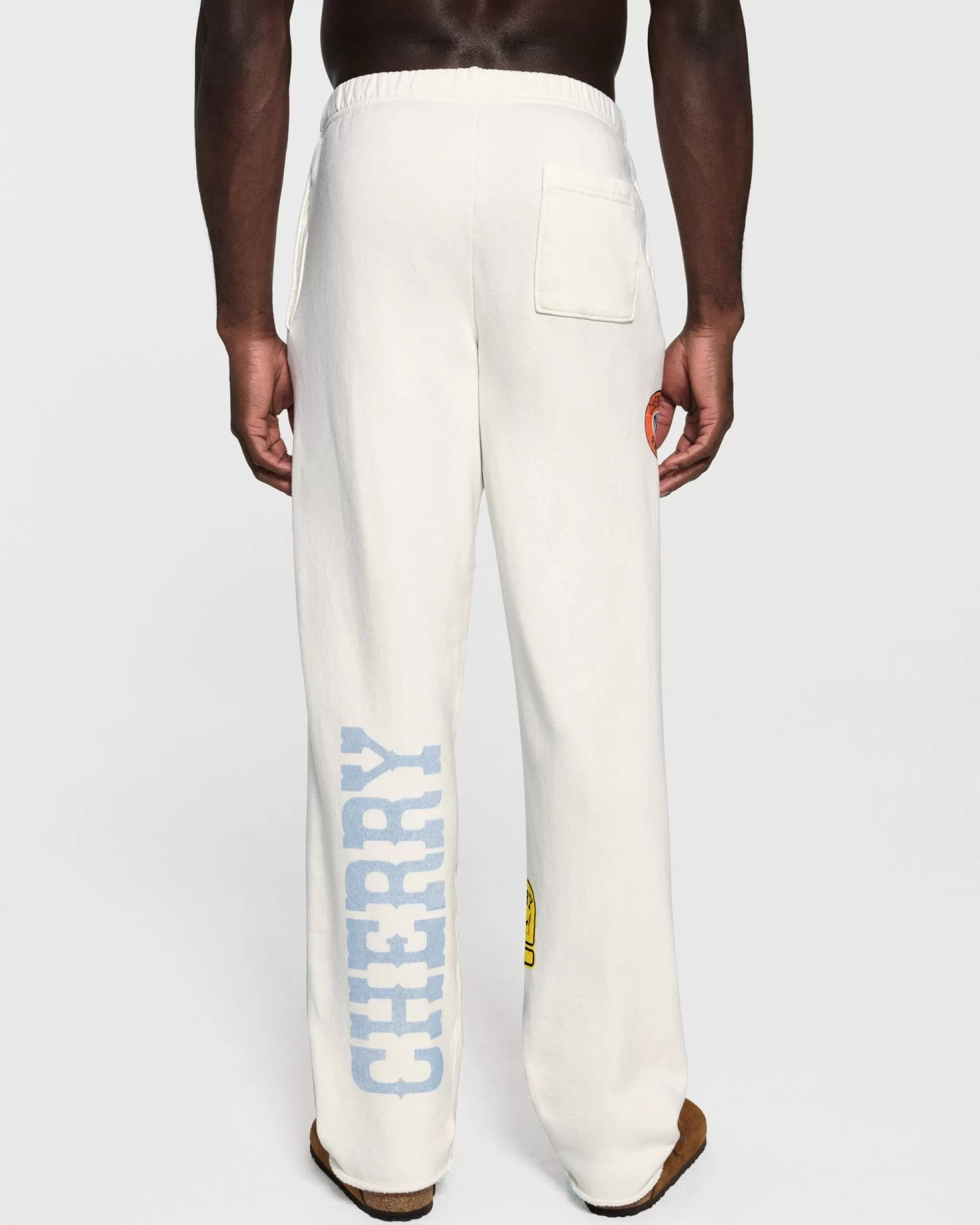 Cherry Pantalon De Survetement Off Road Raw Edge (Blanc Vintage)* Les Pantalons De Survetement