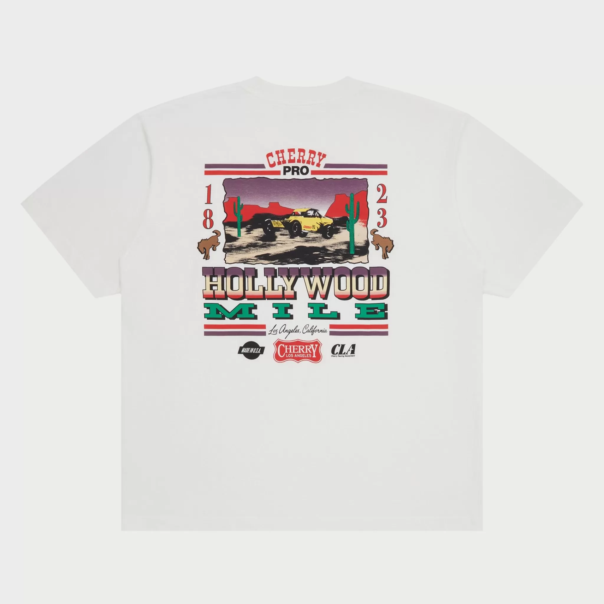 Cherry T-Shirt A Poche Hollywood Mile (Blanc Vintage)* T-Shirts Et Manches Longues