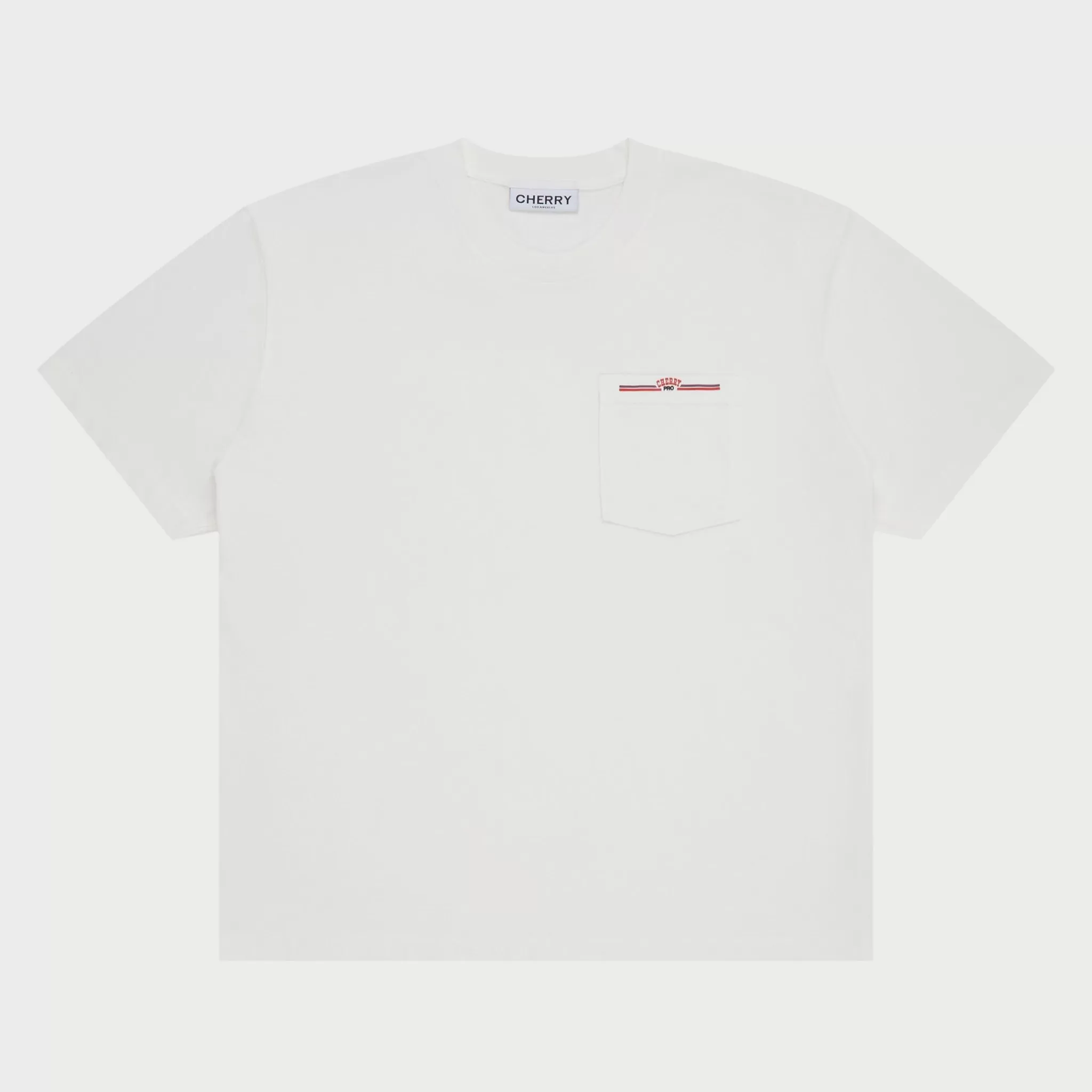 Cherry T-Shirt A Poche Hollywood Mile (Blanc Vintage)* T-Shirts Et Manches Longues