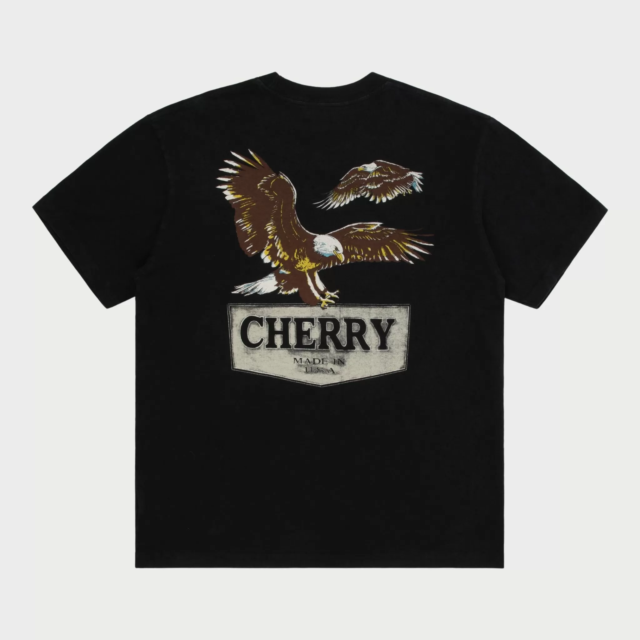 Cherry T-Shirt A Poche Soaring Eagle (Noir Vintage)* T-Shirts Et Manches Longues