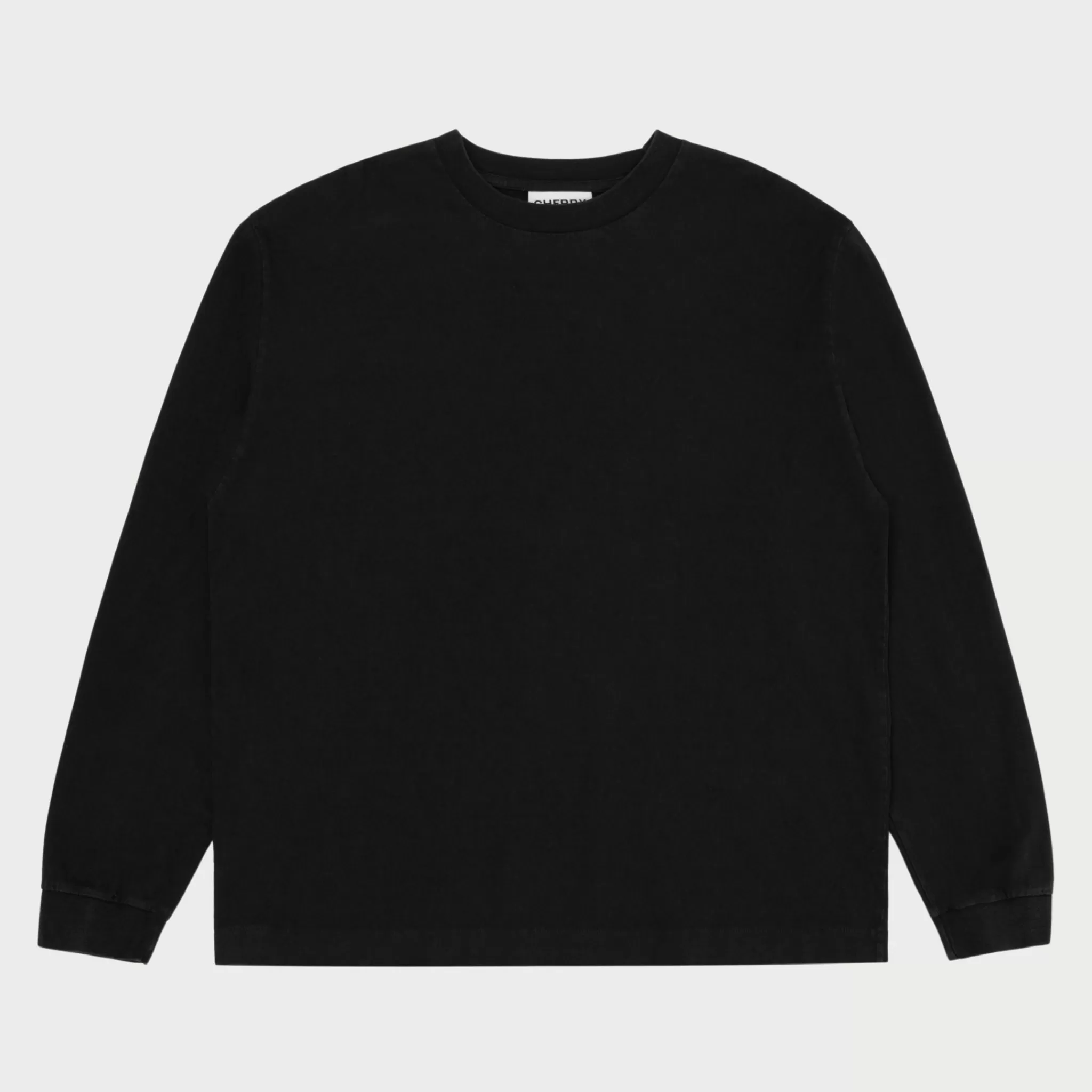 Cherry T-Shirt Basique L/S (Vintage Noir)* T-Shirts Et Manches Longues